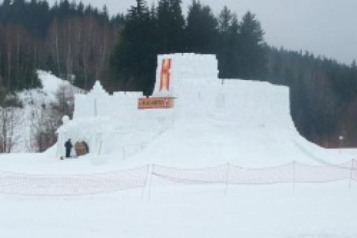 Největší sněhový hrad v České Republice