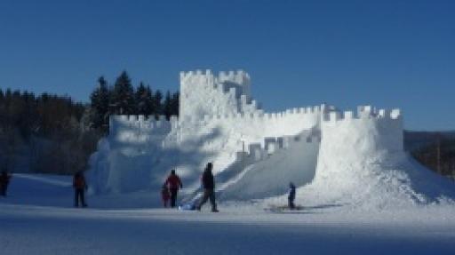 Sněhový hrad v Harrachově  bude!!!