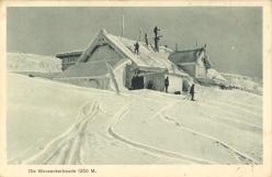 Vosecká bouda - historie zima